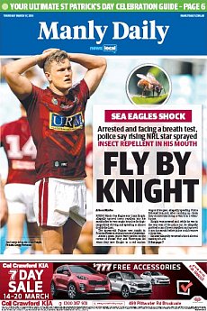 Manly Daily - March 17th 2016