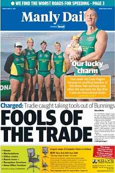 Manly Daily - April 8th 2016