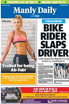 Manly Daily - April 22nd 2016