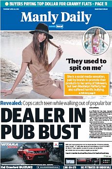 Manly Daily - April 28th 2016