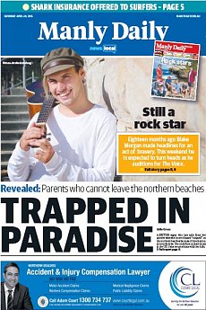 Manly Daily - April 30th 2016