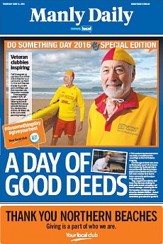Manly Daily - June 16th 2016