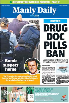 Manly Daily - June 21st 2016