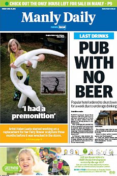 Manly Daily - June 24th 2016