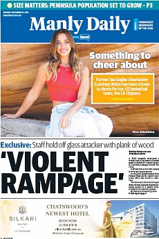 Manly Daily - September 13th 2016