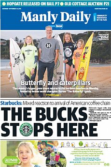 Manly Daily - September 24th 2016