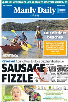 Manly Daily - October 21st 2016