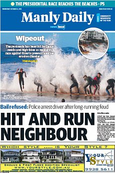 Manly Daily - October 26th 2016