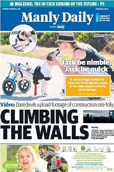 Manly Daily - December 3rd 2016