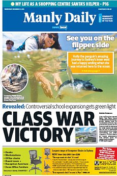 Manly Daily - December 21st 2016