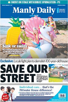 Manly Daily - February 21st 2017