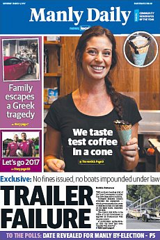 Manly Daily - March 4th 2017